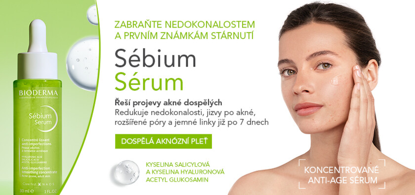 Bioderma Sebium-Serum Koncentrovane anti-age serum  které působí proti nedokonalostem