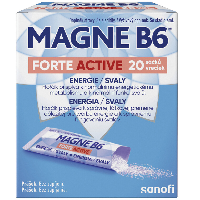 Magne B6 Forte  Active Doplněk stravy