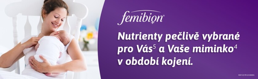 FEMIBION 3 Femibion - vitamin číslo 1 pro těhotné ženy od plánování těhotenství až po kojení v České republice?.