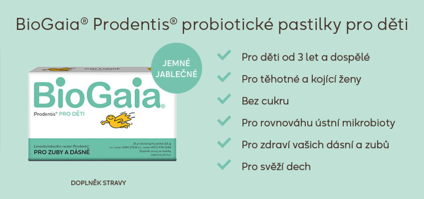 BioGaia Prodentis pro děti 20 pastilek