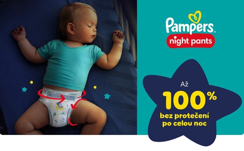 Plenkové kalhotky Pampers Night Pants