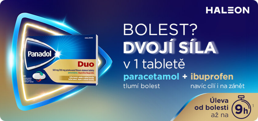 Panadol Duo - dvojí síla v jedné tabletě