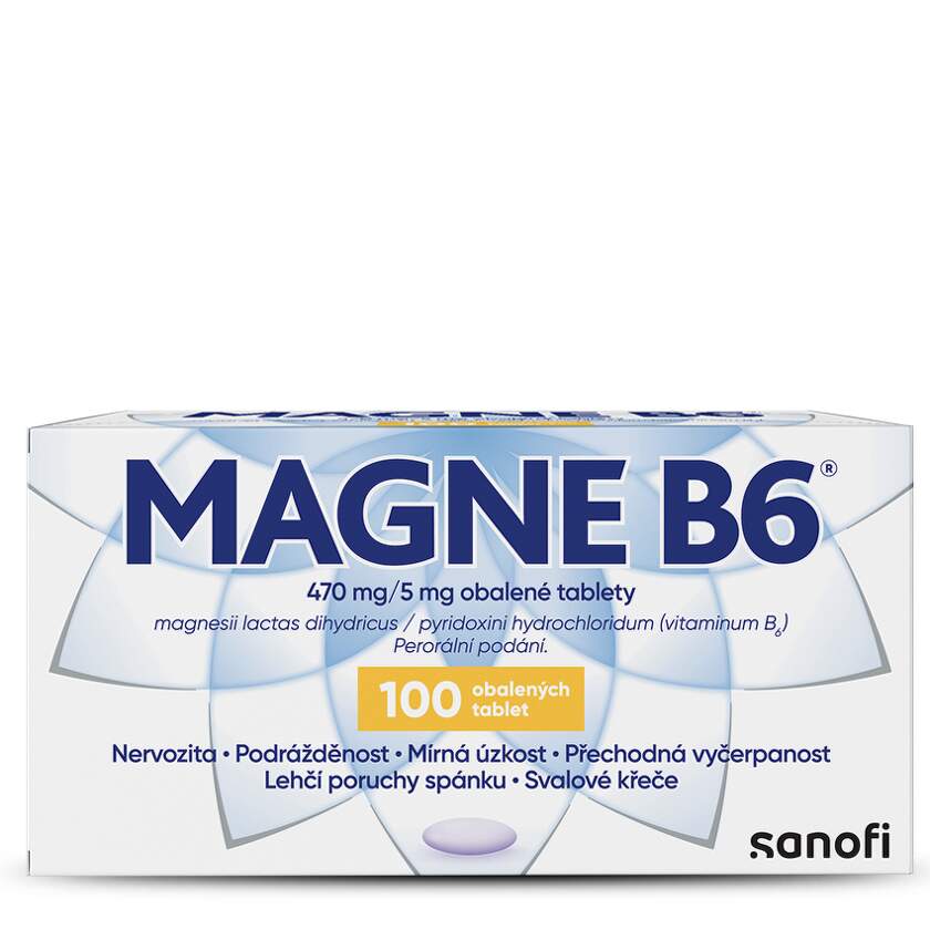 Magne B6 470 mg/5 mg obalené tablety
