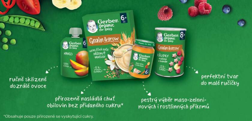 Gerber Organic - dětská výživa