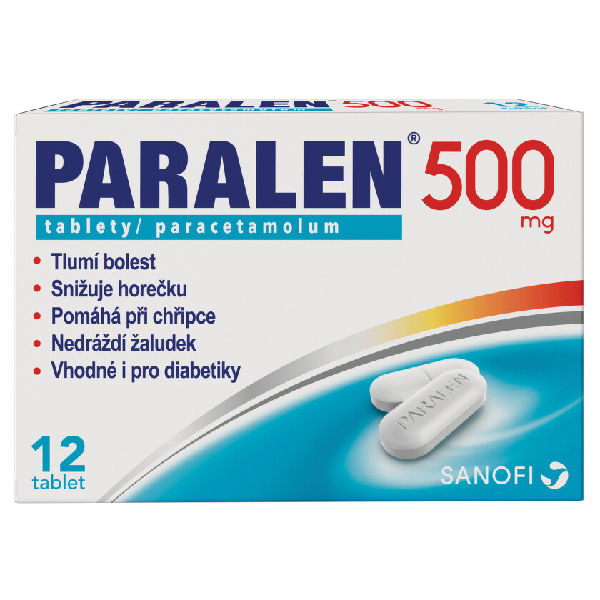 PARALEN 500MG neobalené tablety 24 (15)