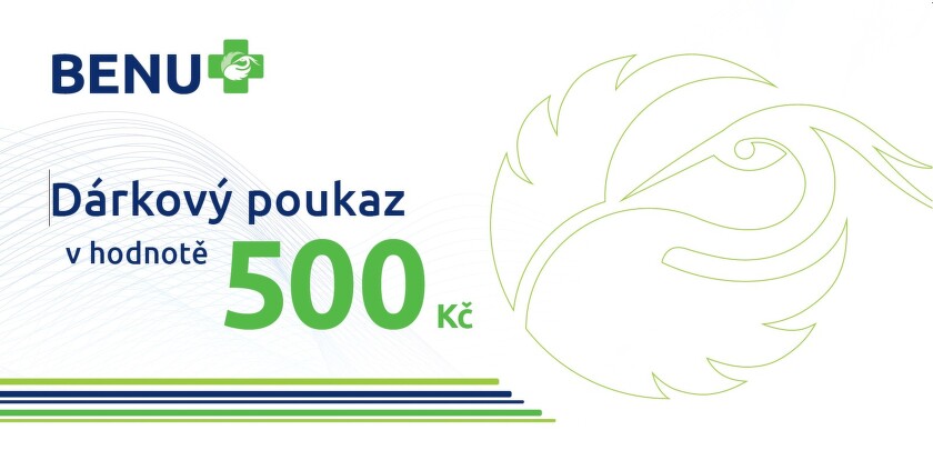 Poukázka v hodnotě 500 Kč pro BENU