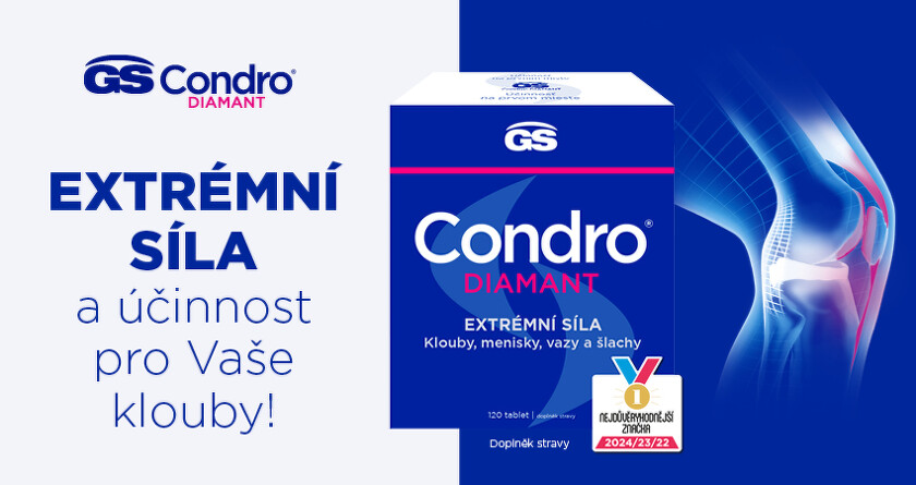 GS Condro DIAMANT Extrémní síla a účinnost pro vaše klouby