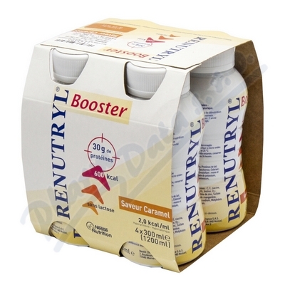 RENUTRYL BOOSTER KARAMELOVÁ PŘÍCHUŤ perorální roztok 4X300ML