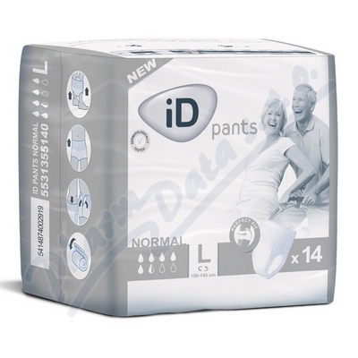 KALHOTKY ABSORPČNÍ ID PANTS LARGE-NORMAL BOKY 100-145CM,1340ML,PRODYŠNÉ,14KS