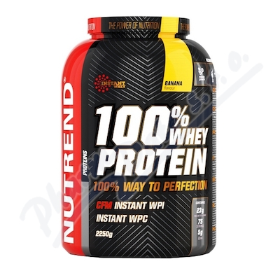 NUTREND 100% Whey Protein banán 2250g