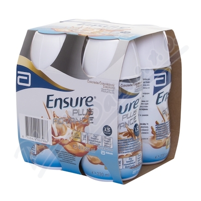 ENSURE PLUS ADVANCE ČOKOLÁDOVÁ PŘÍCHUŤ perorální SOL 4X220ML