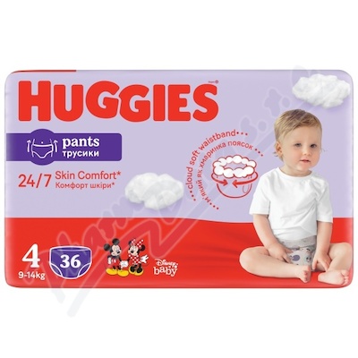 HUGGIES Pants Jumbo 4 9-14kg 36ks + dárek Pouzdro na vlhčené obrousky Huggies zdarma
