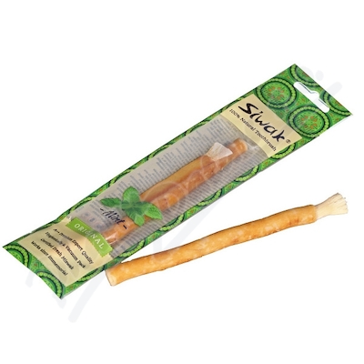 Siwak Miswak přírodní zubní kartáček příchuť máty