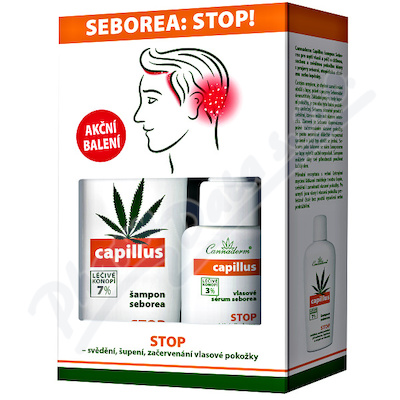 Cannaderm DUO-pack Capillus šampon + sérum seborea