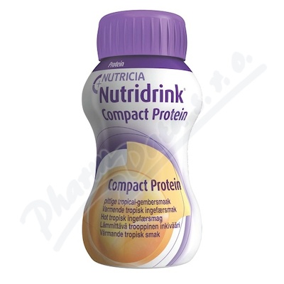 NUTRIDRINK COMPACT PROTEIN S PŘÍCHUTÍ HŘEJIVÉHO ZÁZVORU perorální roztok 4X125ML