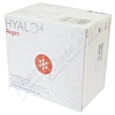 HYALO4 REGEN 5 STERILNÍCH POLŠTÁŘKŮ 5X5 CM - II. jakost