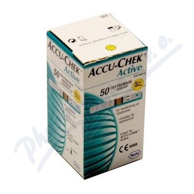 PROUŽKY DIAGNOSTICKÉ ACCU-CHEK ACTIVE 50(PRO ZP KOD 0085187) INZ.REŽ.U DM,50KS