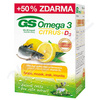 GS Omega 3 Citrus + Vitamin D3 60+30 kapslí ČR/SK