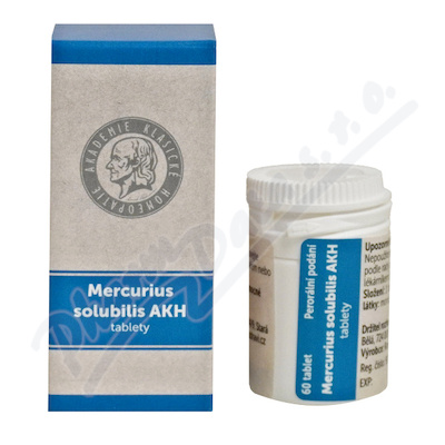 MERCURIUS SOLUBILIS AKH neobalené tablety 60 I