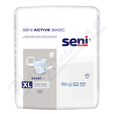 SENI ACTIVE BASIC EXTRA LARGE KALHOTKY ABSORPČNÍ NATAHOVACÍ, BOKY 120 - 160 cm 3