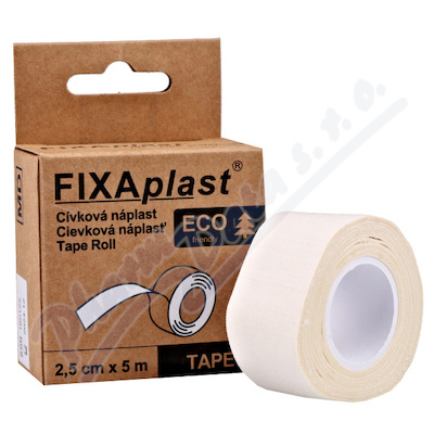 FIXAplast TAPE cívková náplast ECO 2.5cmx5m - II. jakost