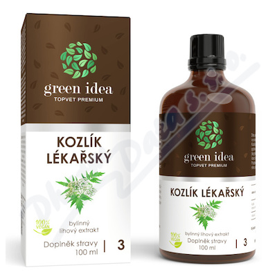 Green idea Kozlík lékařský bylinný extrakt 100ml