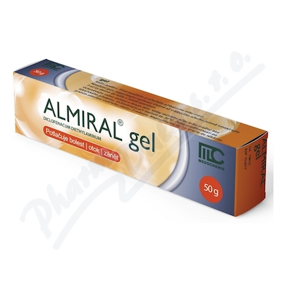 ALMIRAL 10MG/G gely 50G