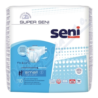 KALHOTKY ABSORPČNÍ PRODYŠNÉ DENNÍ SENI SUPER SMALL BOKY 55-80CM,1600ML,10KS