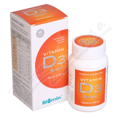 VITAMIN D3 BASIC 400 I.U. tob.60 Biomin