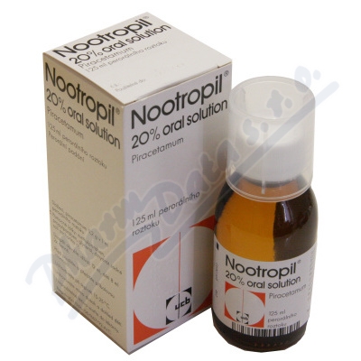 NOOTROPIL 20% ORAL SOLUTION 200MG/ML perorální SOL 125ML